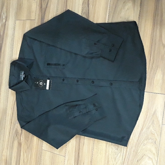 Brooklyn State Black Button down Shirt - Picture 11 of 11